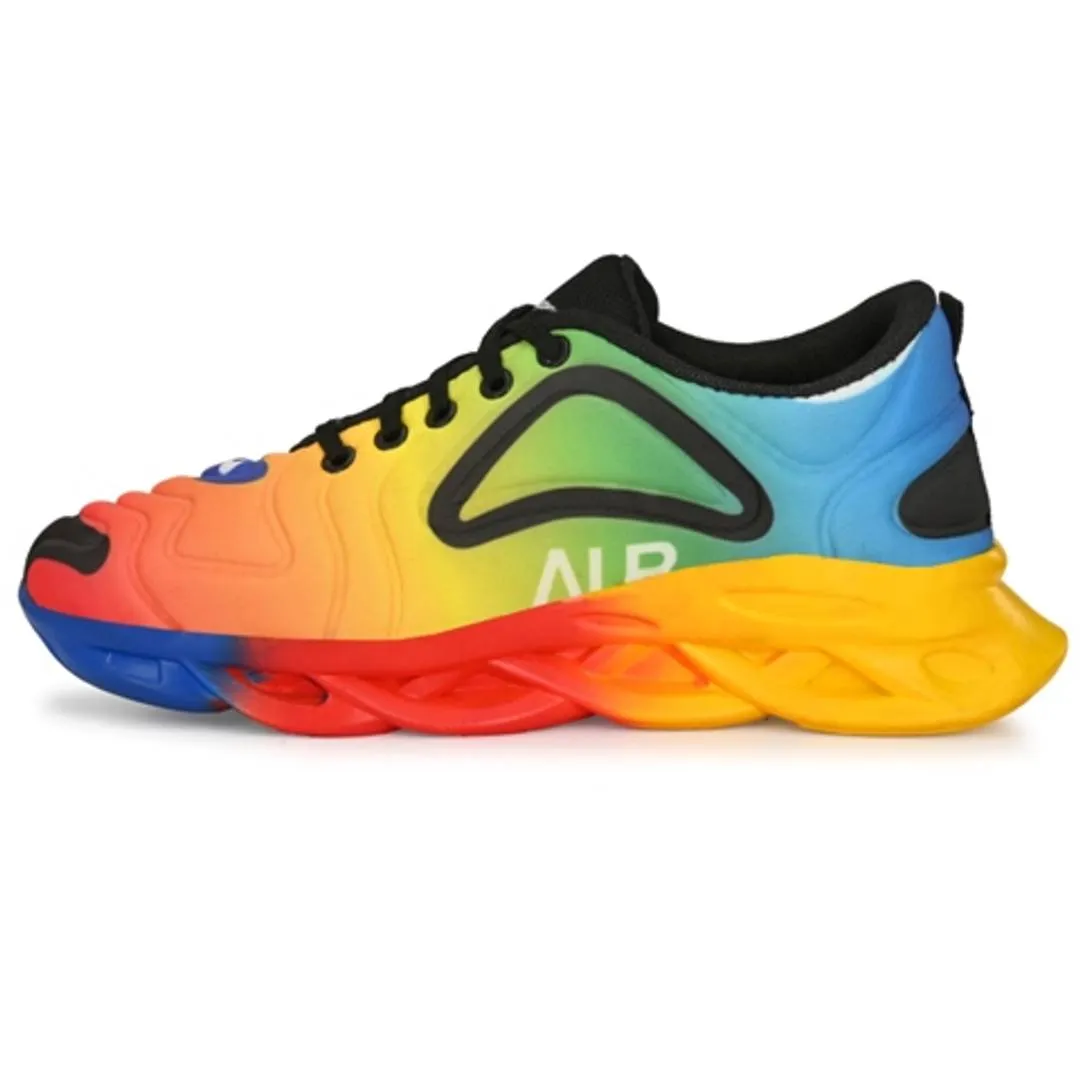 trendy multicolour sports shoes for men's