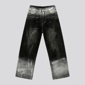 Vintage baggy two tone men's jeans