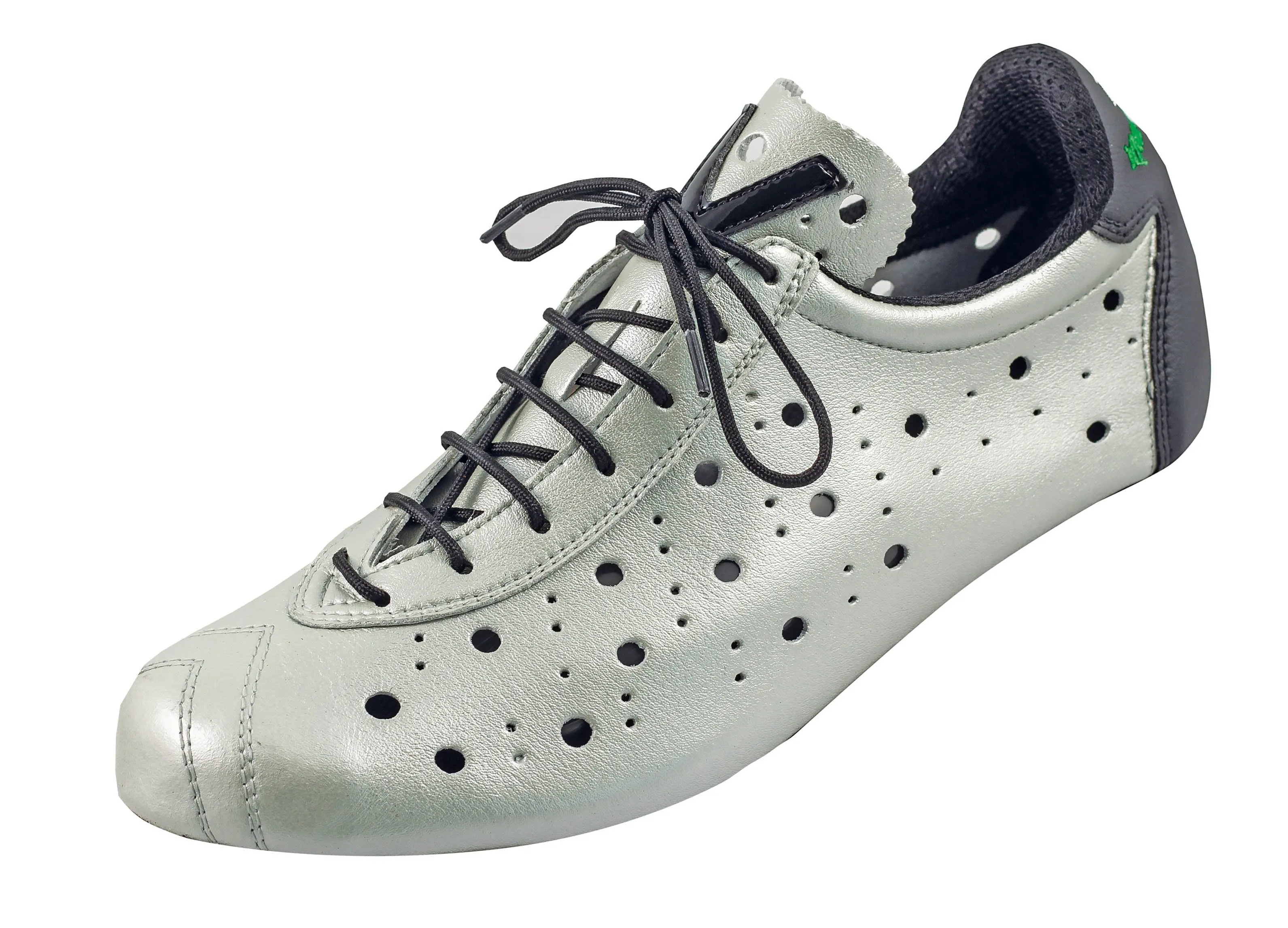 Vittoria 1976 Classic SPD Nylon TPU Sole Cycling Shoes (Silver)