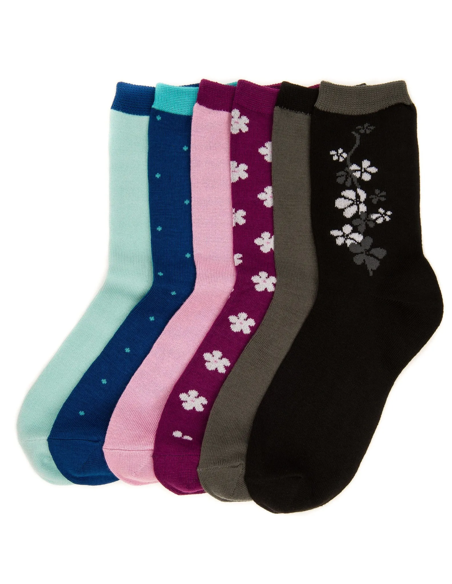 Women's Everyday Crew Socks - 6 Pairs