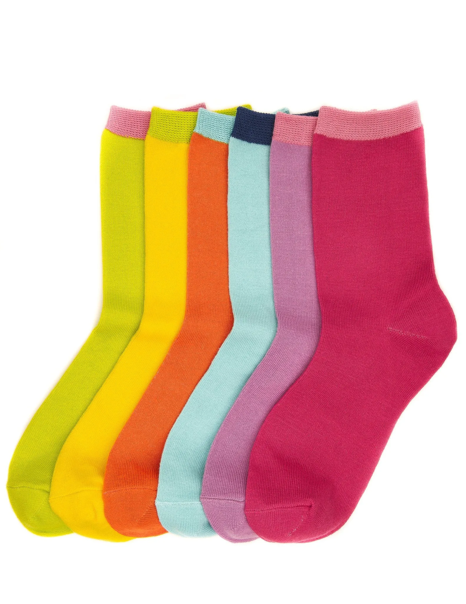 Women's Everyday Crew Socks - 6 Pairs