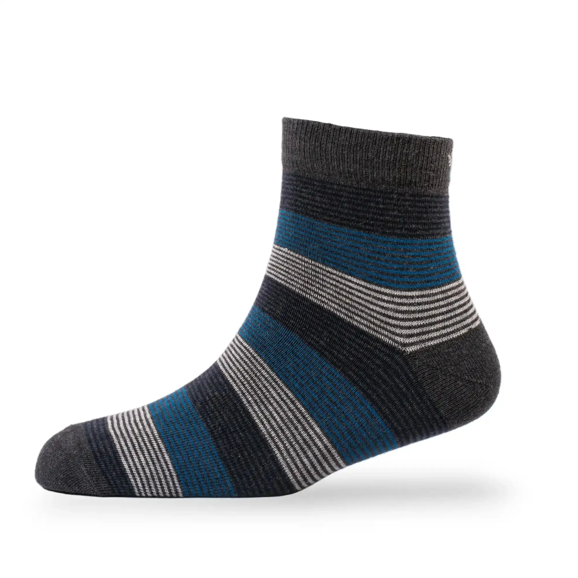 Young Wings Men's Multi Colour Cotton Fabric Design Ankle Length Socks - Pack of 5, Style no. 2728-M1