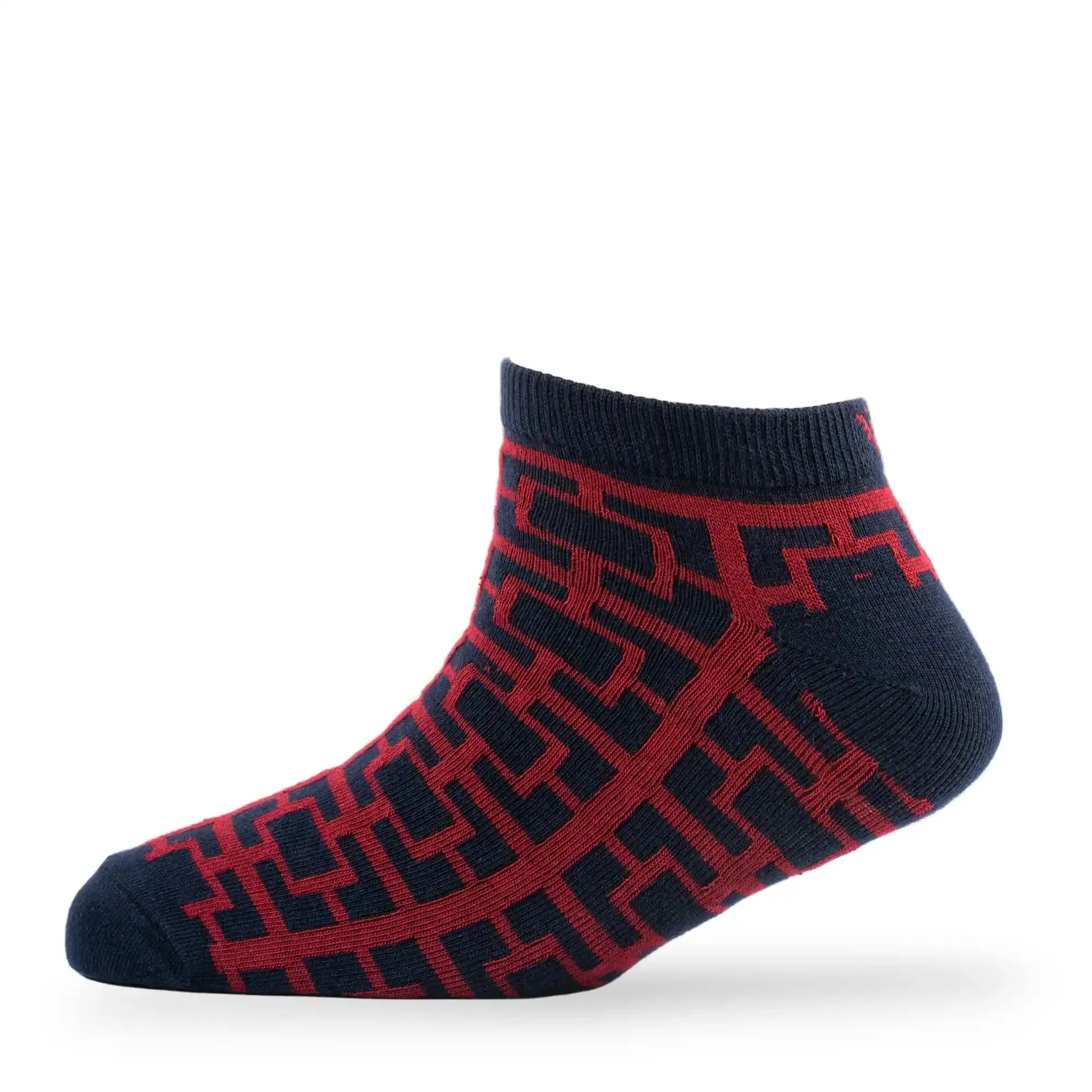 Young Wings Men's Multi Colour Cotton Fabric Design Low Ankle Length Socks - Pack of 5, Style no. 1713-M1