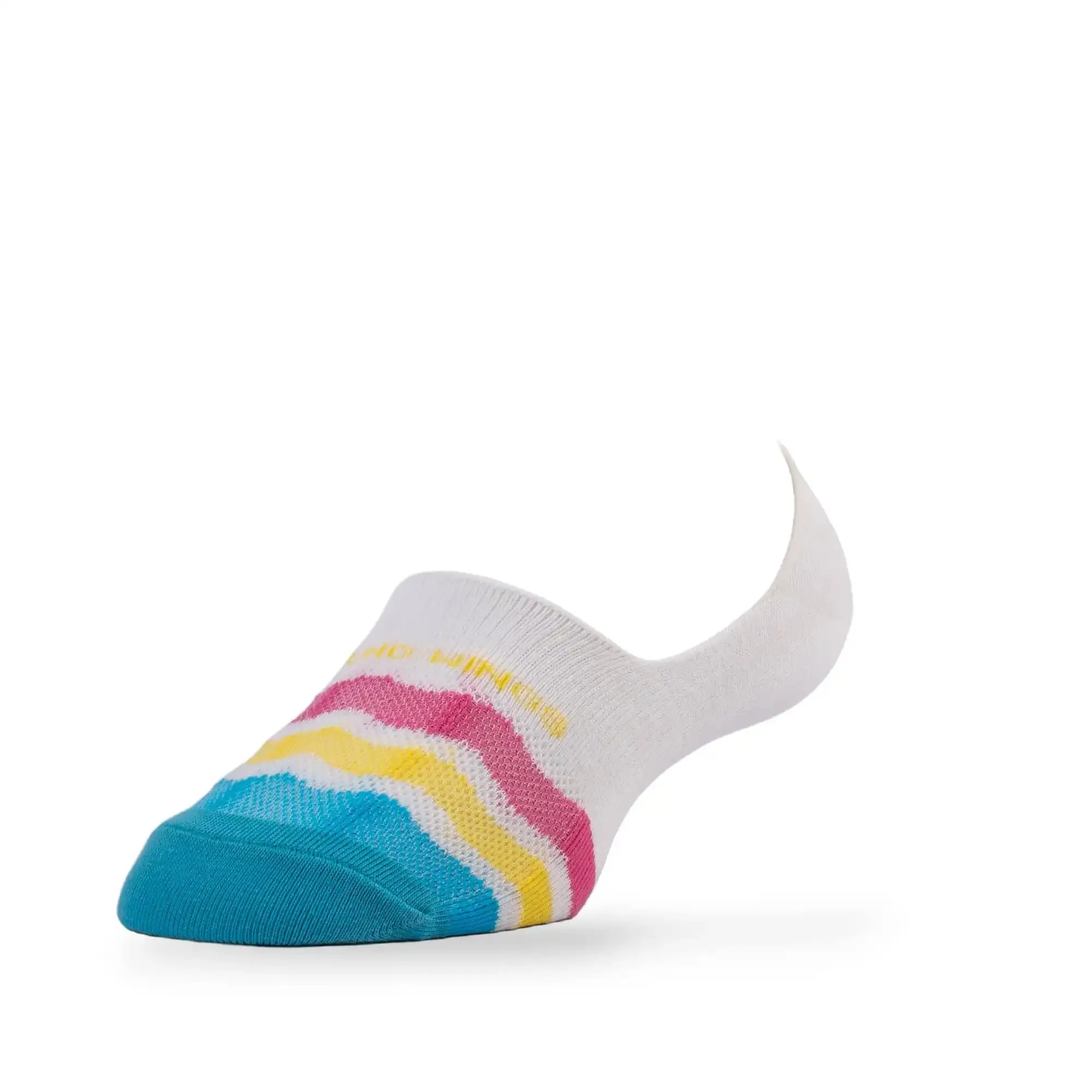 Young Wings Women's Multi Colour Cotton Fabric Design No-Show Socks - Pack of 5, Style no. 9007-W1